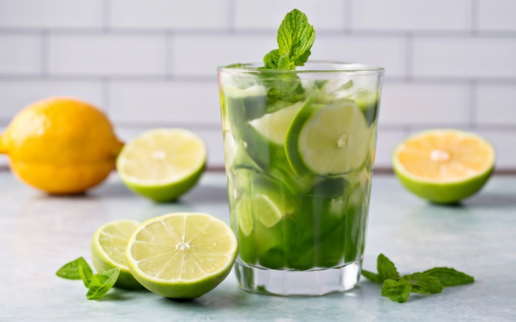 Brazilian Green Tea Lemonade